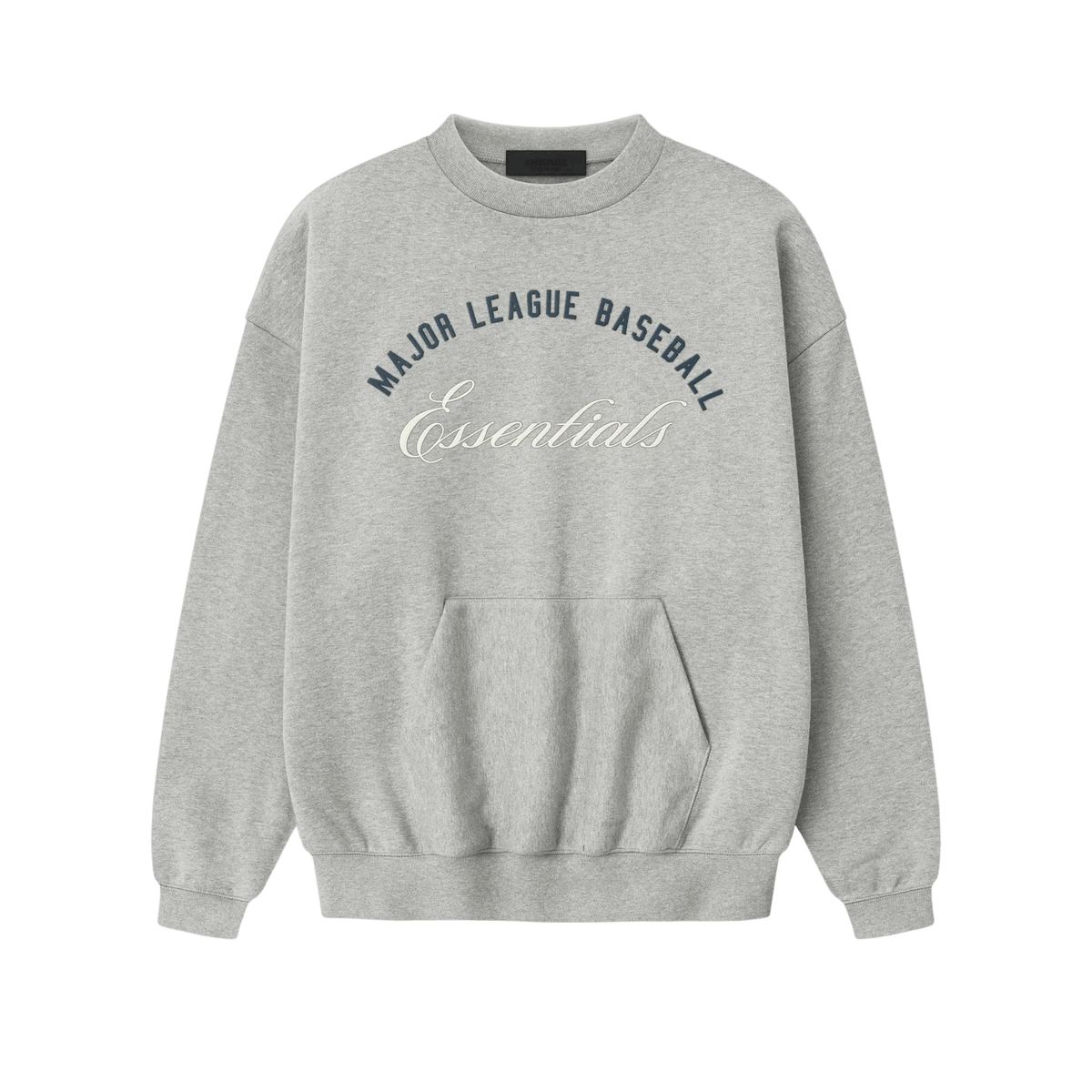 Fear of God Essentials MLB Sport Crewneck Concrete Heather - Im Your Wardrobe