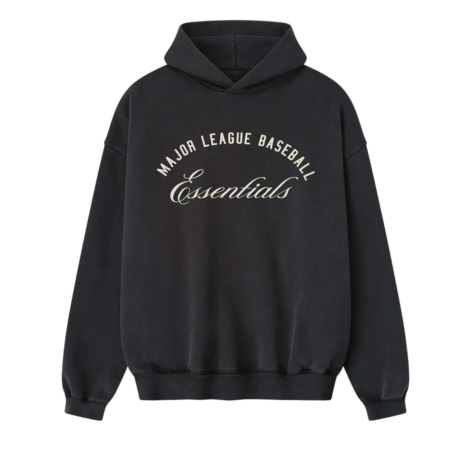 Fear of God Essentials MLB Sport Hoodie Black - Im Your Wardrobe