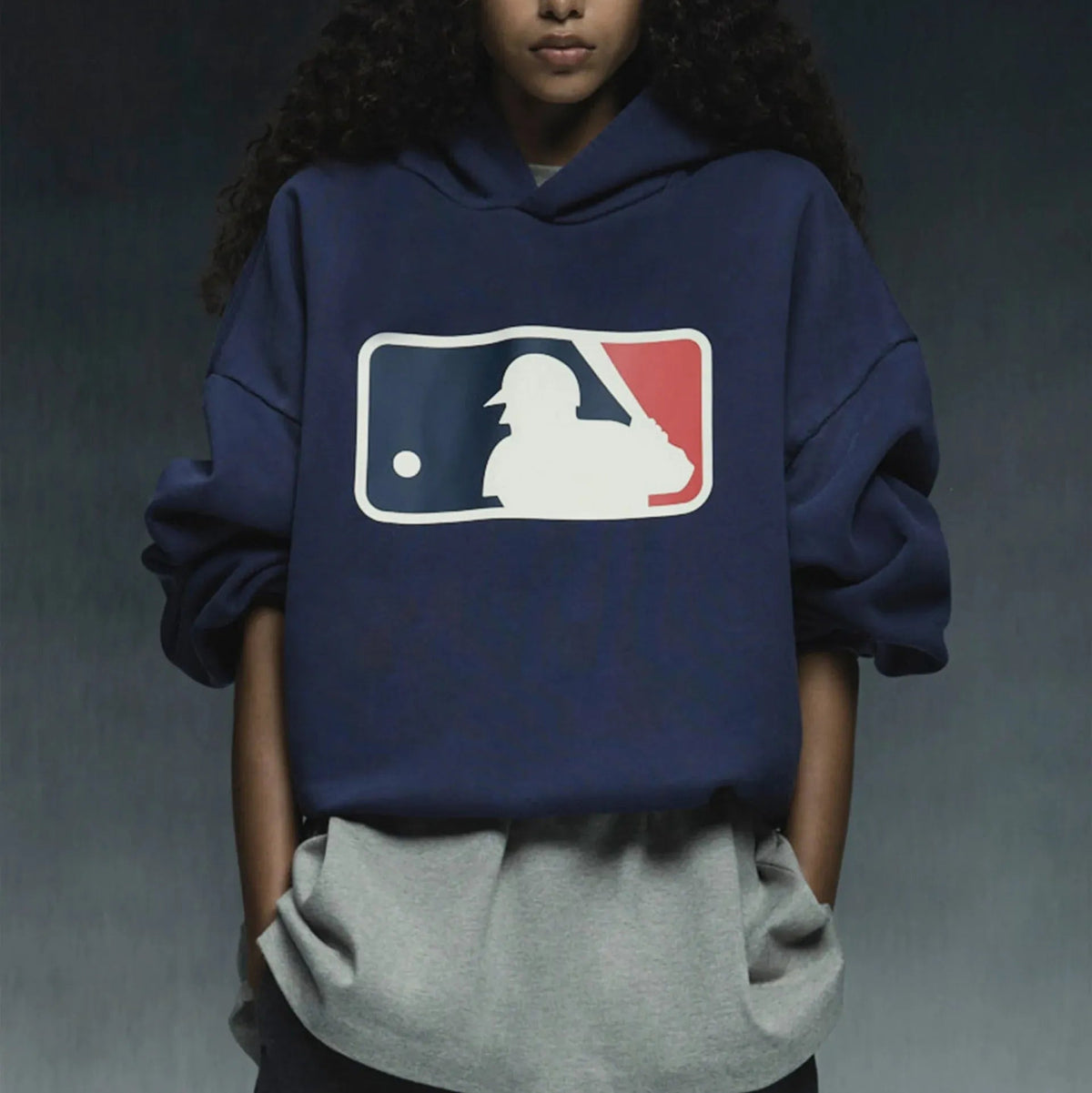 Fear of God Essentials MLB Sport Hoodie Midnight Navy - Im Your Wardrobe
