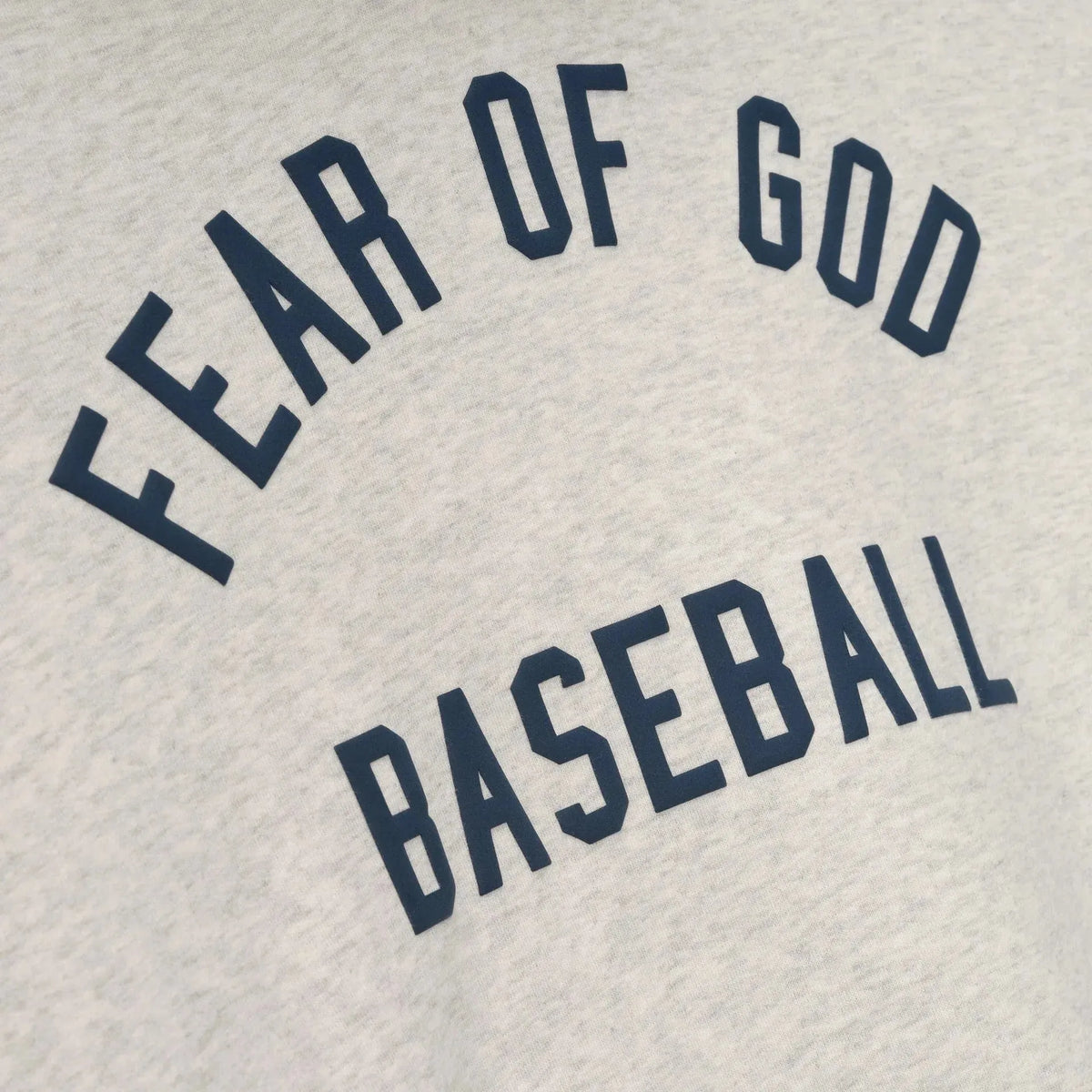 Fear of God Essentials MLB Sport Hoodie Oatmeal Heather/Midnight Navy - Im Your Wardrobe