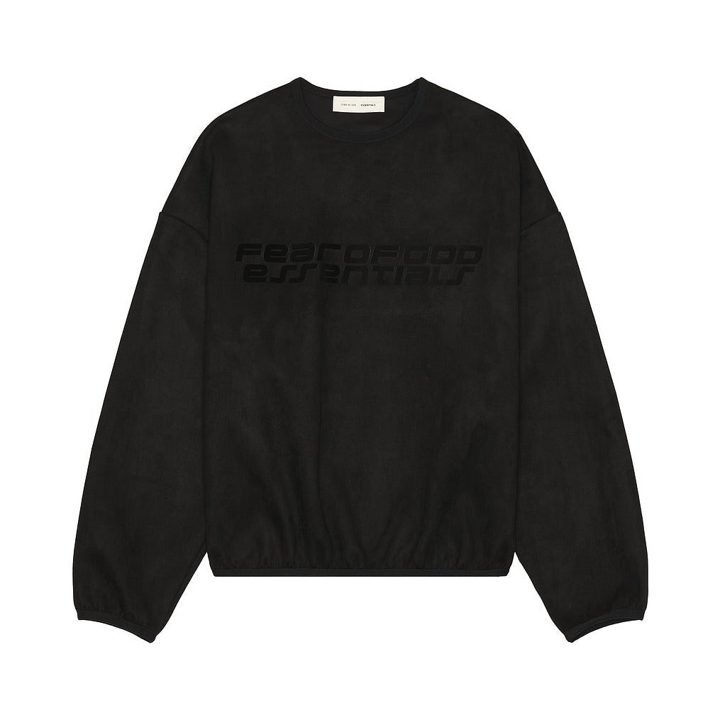 Fear of God Essentials Modern Crewneck Sweatshirt Vintage Black - Im Your Wardrobe