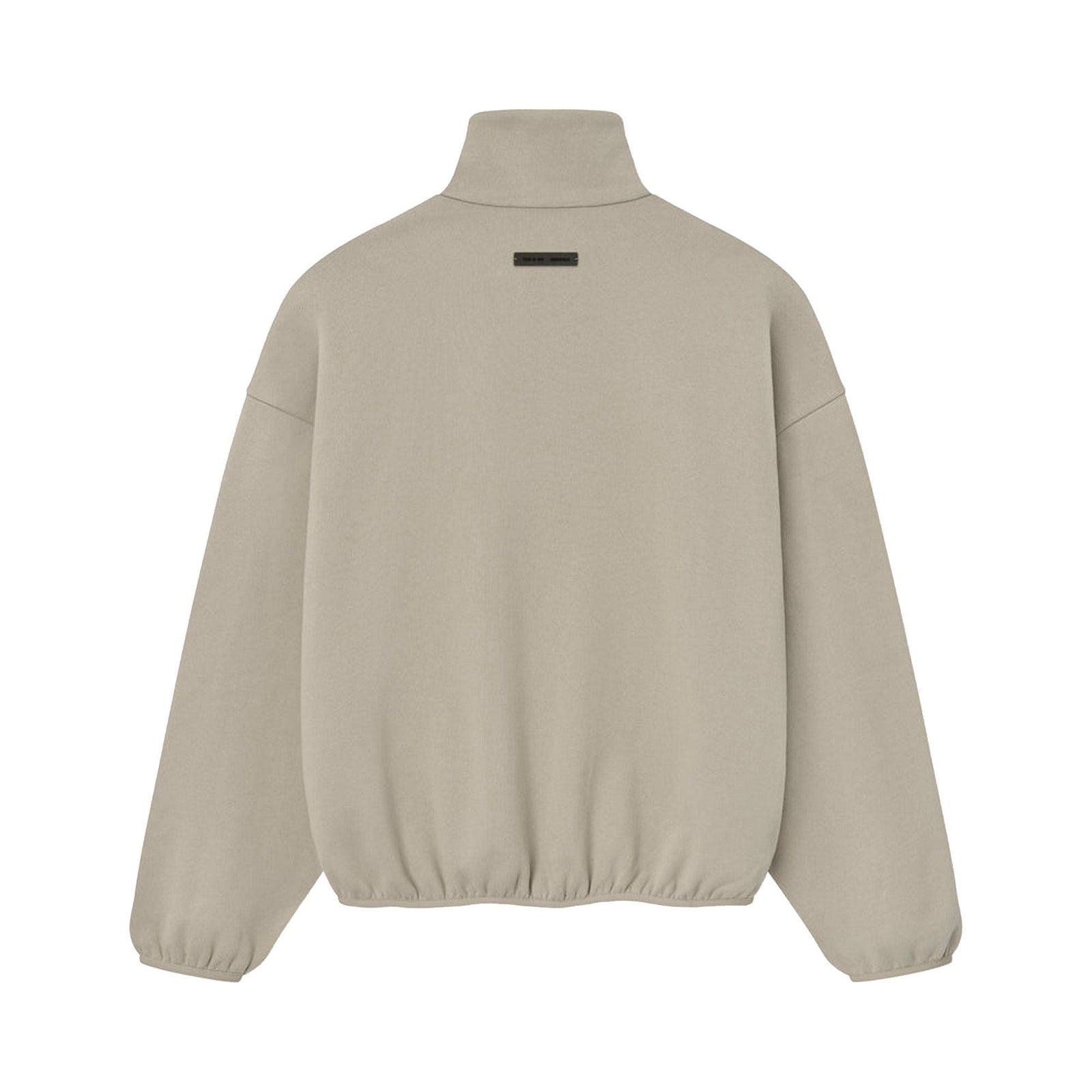 Fear of God Essentials Modern Fleece Track Jacket With Piping Timber/Cloud White (SS25) - Im Your Wardrobe