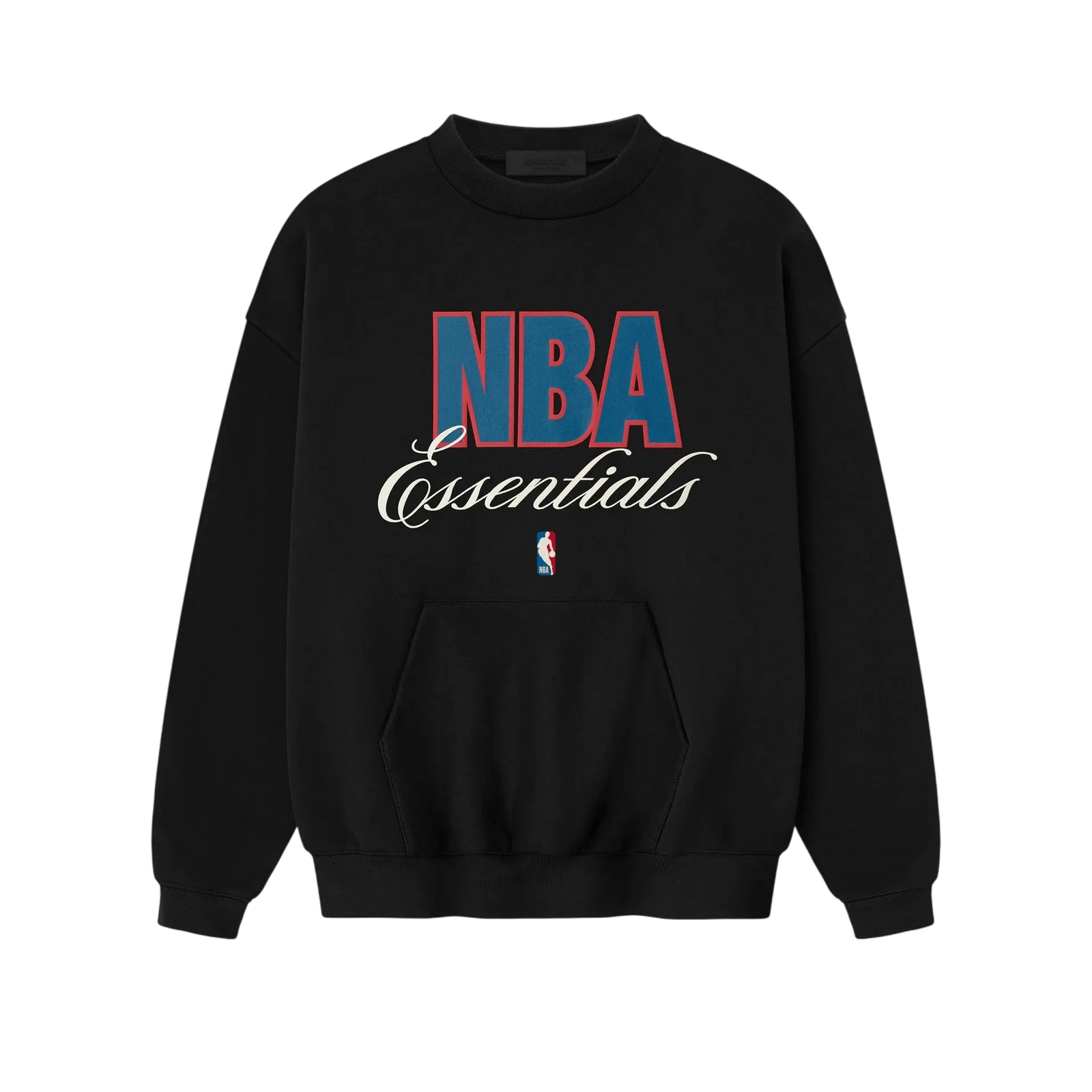 Fear of God Essentials NBA 90s Crewneck Sweatshirt Black - Im Your Wardrobe