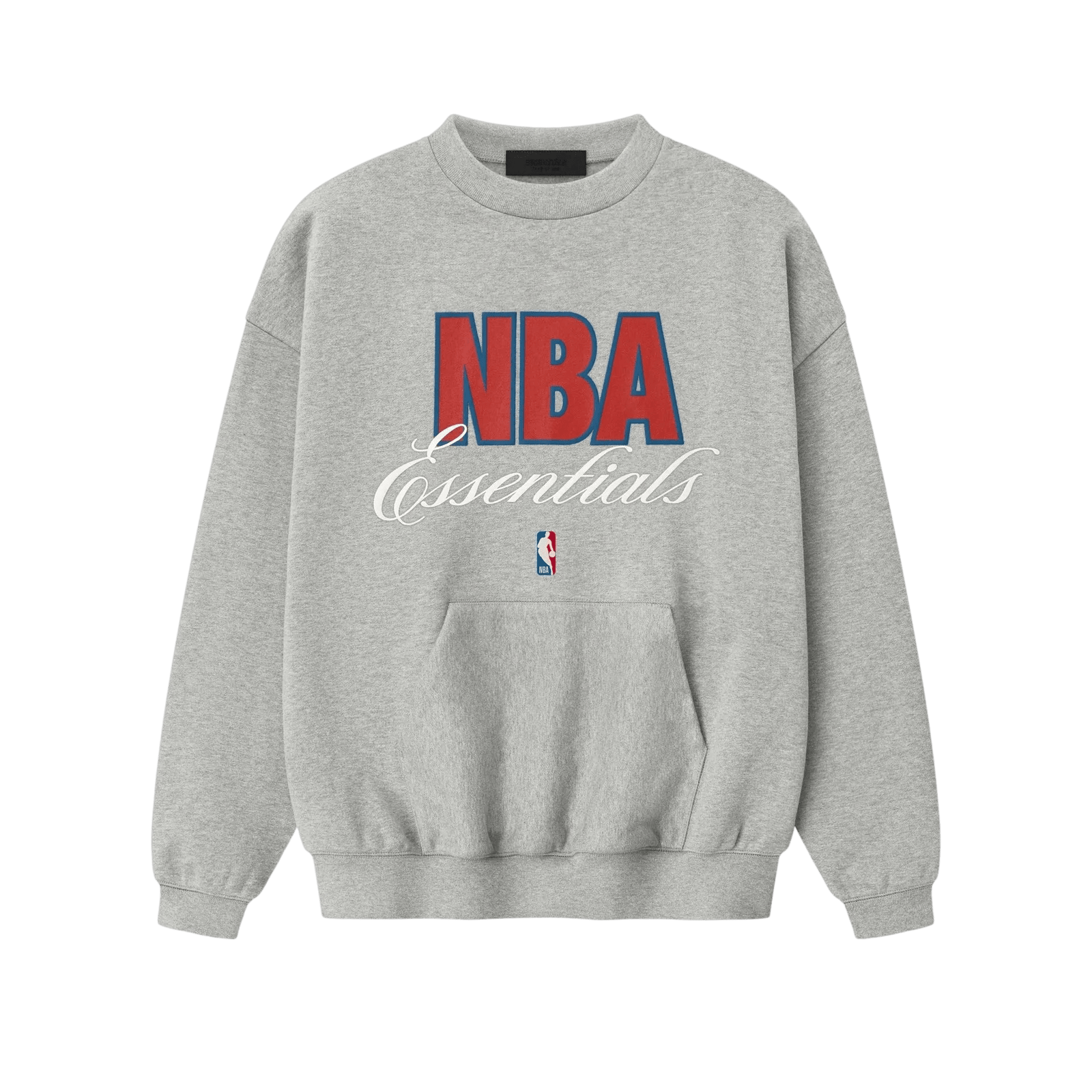 Fear of God Essentials NBA 90s Crewneck Sweatshirt Concrete Heather - Im Your Wardrobe