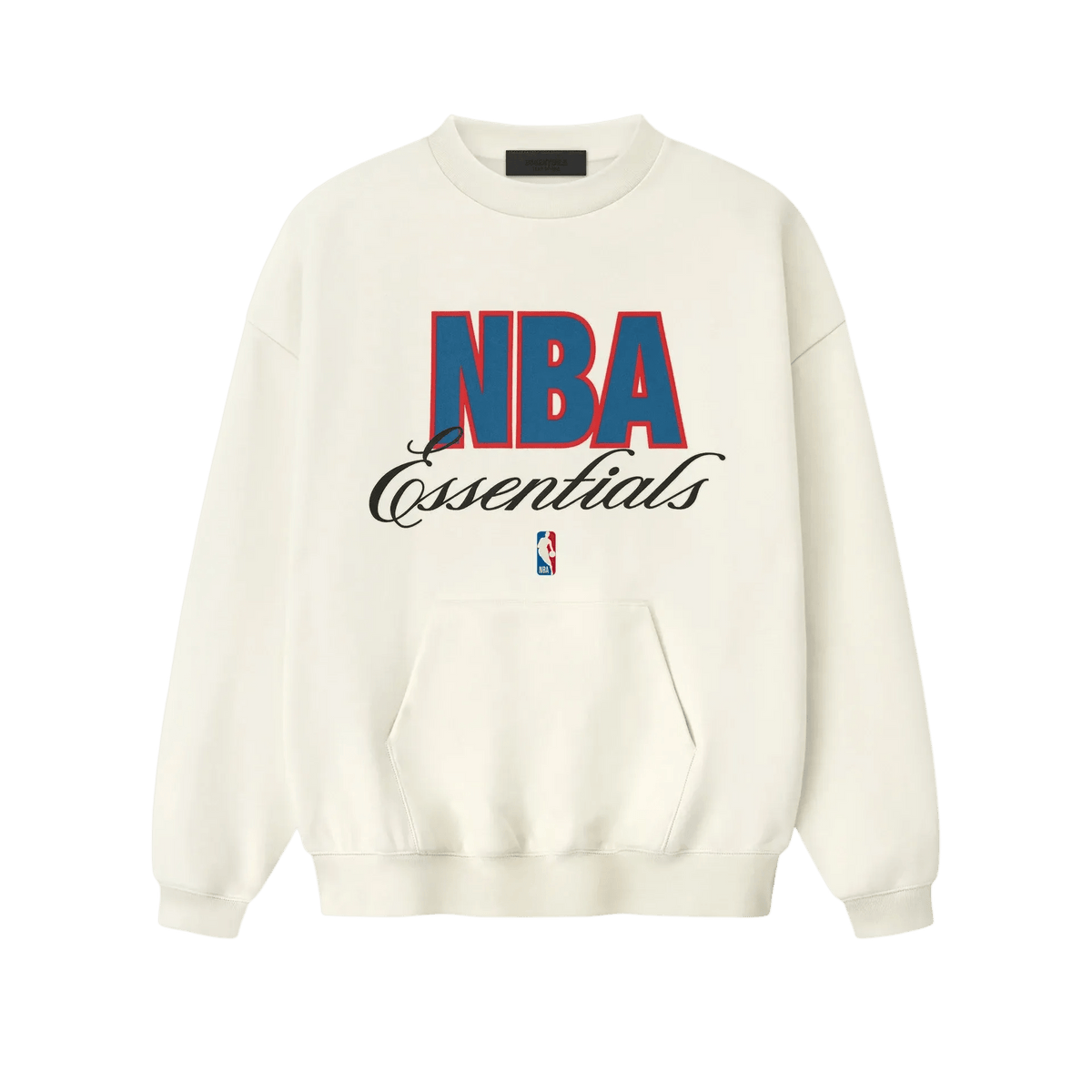 Fear of God Essentials NBA 90s Crewneck Sweatshirt Cream White - Im Your Wardrobe