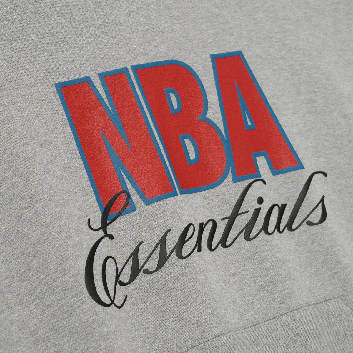 Fear of God Essentials NBA 90s Hoodie Concrete Heather - Im Your Wardrobe