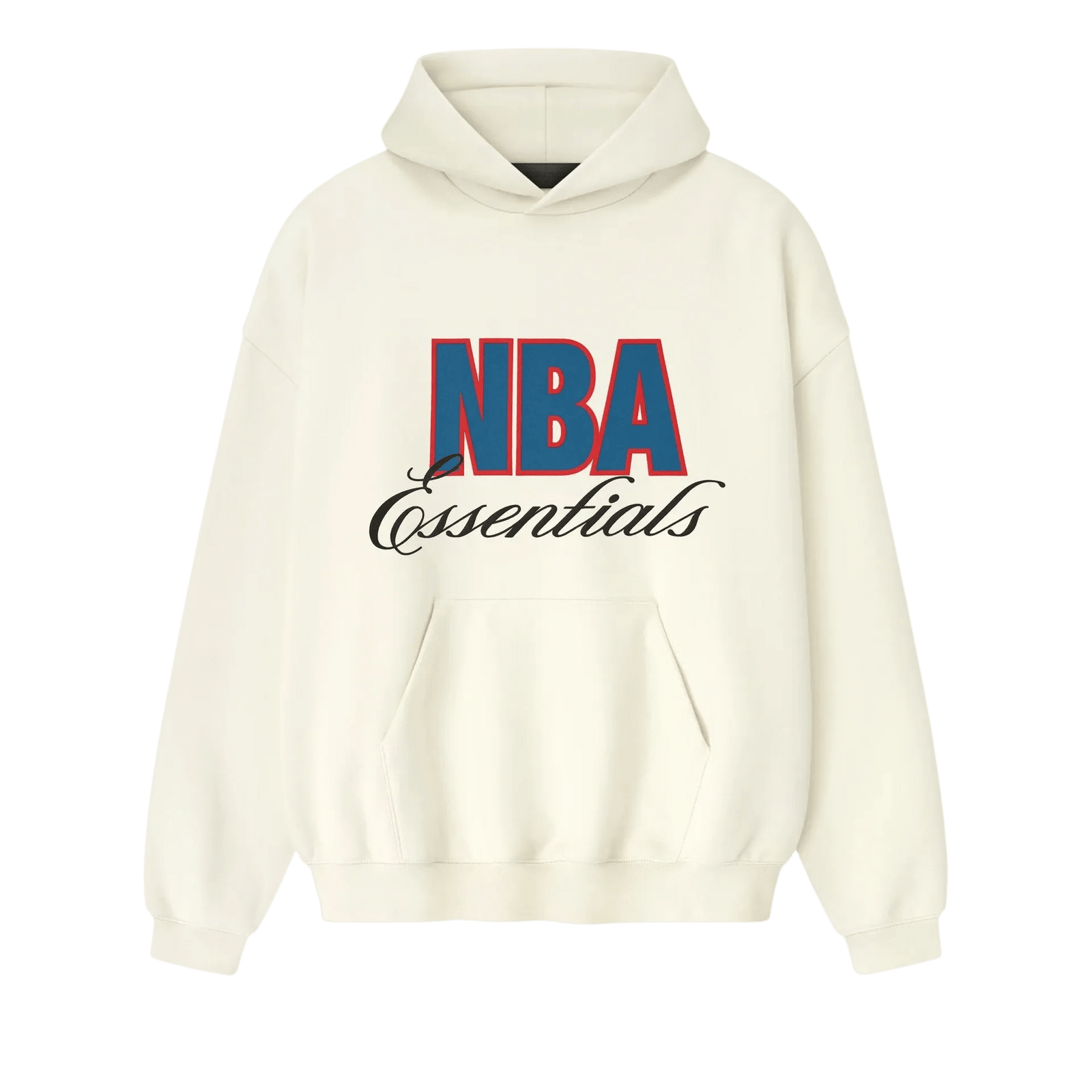 Fear of God Essentials NBA 90s Hoodie Cream White - Im Your Wardrobe