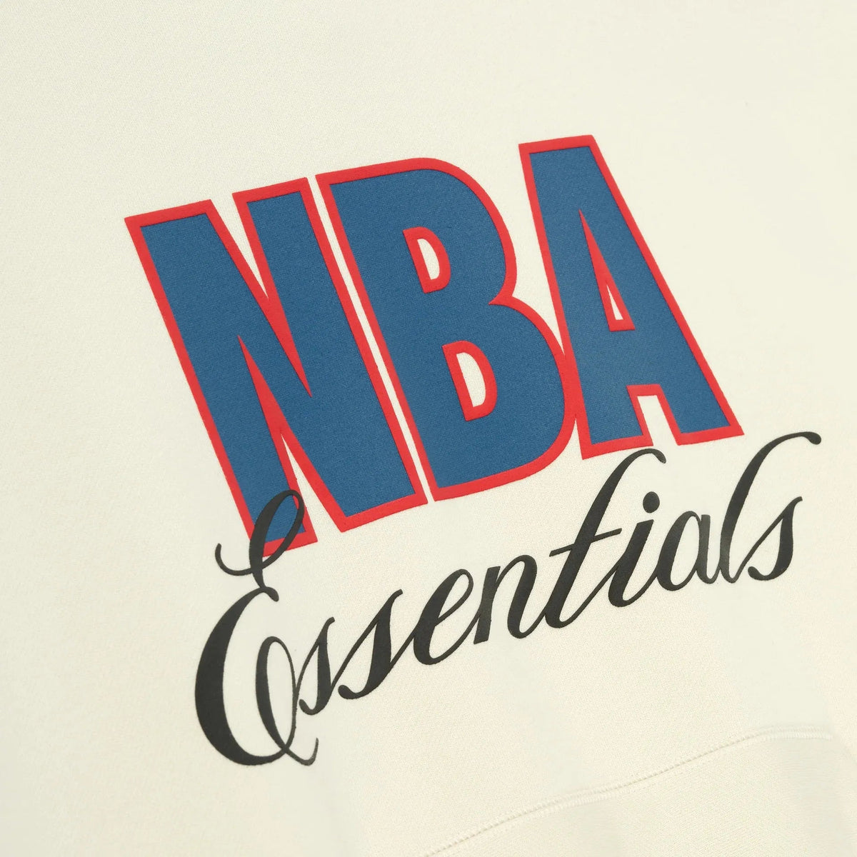 Fear of God Essentials NBA 90s Hoodie Cream White - Im Your Wardrobe