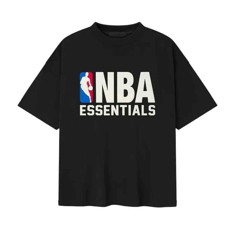 Fear of God Essentials NBA 90s Tee Vintage Black - Im Your Wardrobe