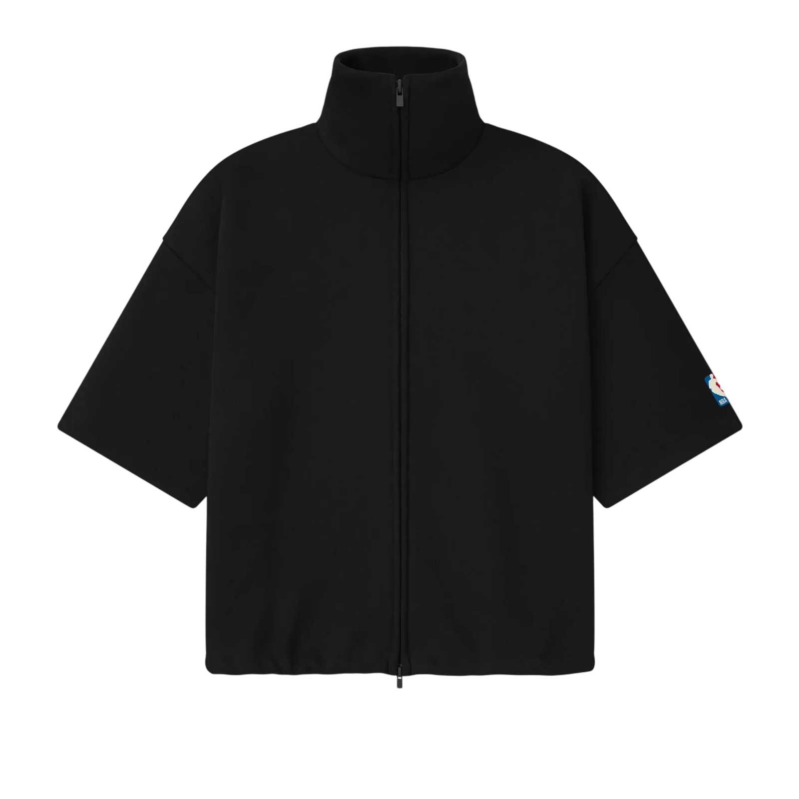 Fear of God Essentials NBA Fleece High Neck Jacket Black - Im Your Wardrobe
