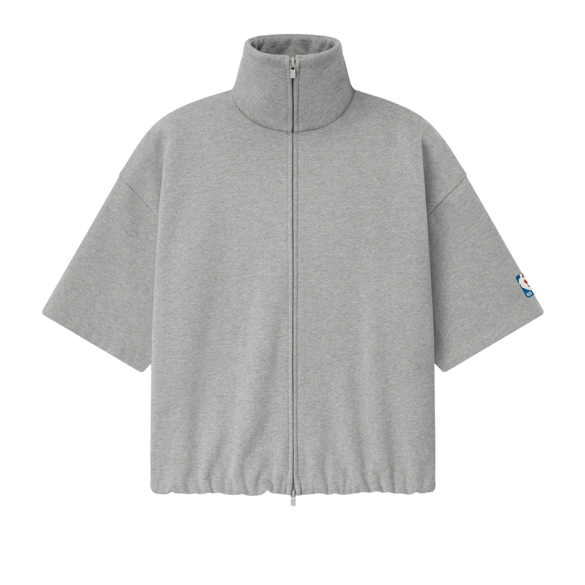 Fear of God Essentials NBA High Neck Jacket Concrete Heather - Im Your Wardrobe