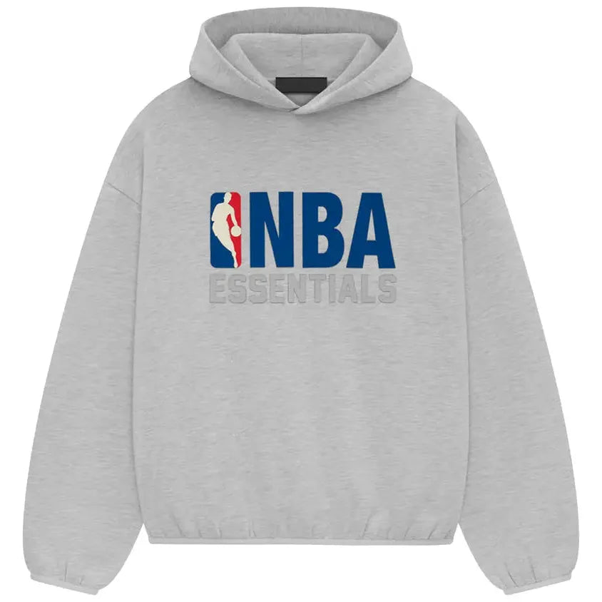 Fear of God Essentials NBA Hoodie Light Heather - Im Your Wardrobe