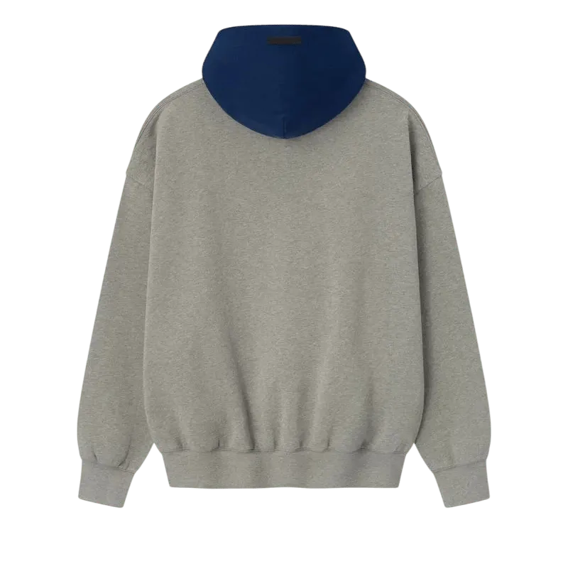Fear of God Essentials NBA Sport Hoodie Concrete Heather/Estate Blue - Im Your Wardrobe