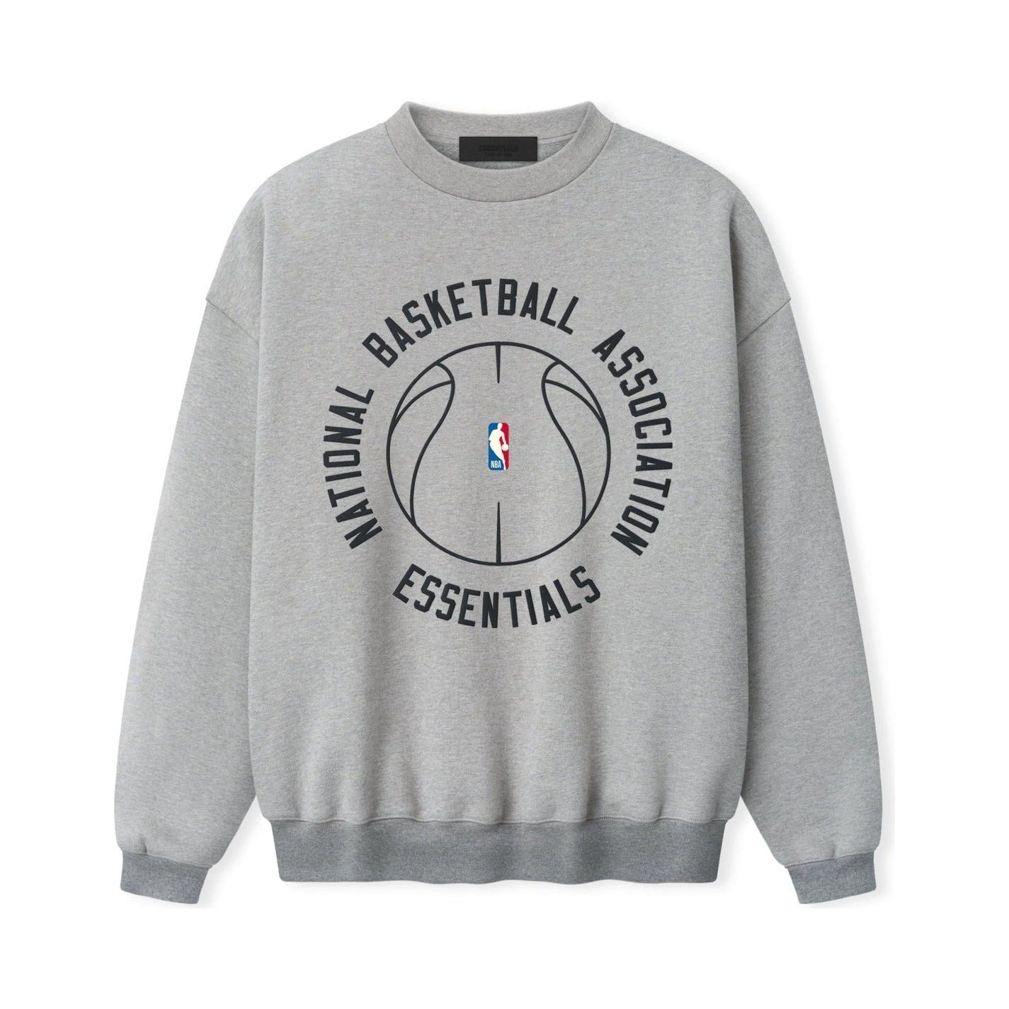 Fear of God Essentials NBA X Barkley Hendricks 90s Crewneck Concrete Heather - Im Your Wardrobe