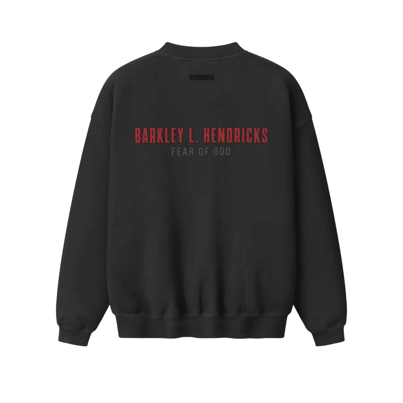 Fear Of God Essentials NBA X Barkley Hendricks 90s Crewneck Faded Black - Im Your Wardrobe
