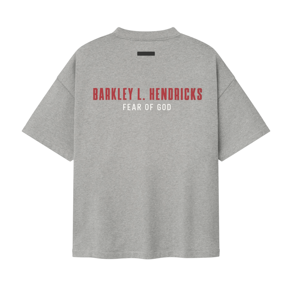 Fear Of God Essentials NBA X Barkley Hendricks 90S Tee Concrete Heather - Im Your Wardrobe