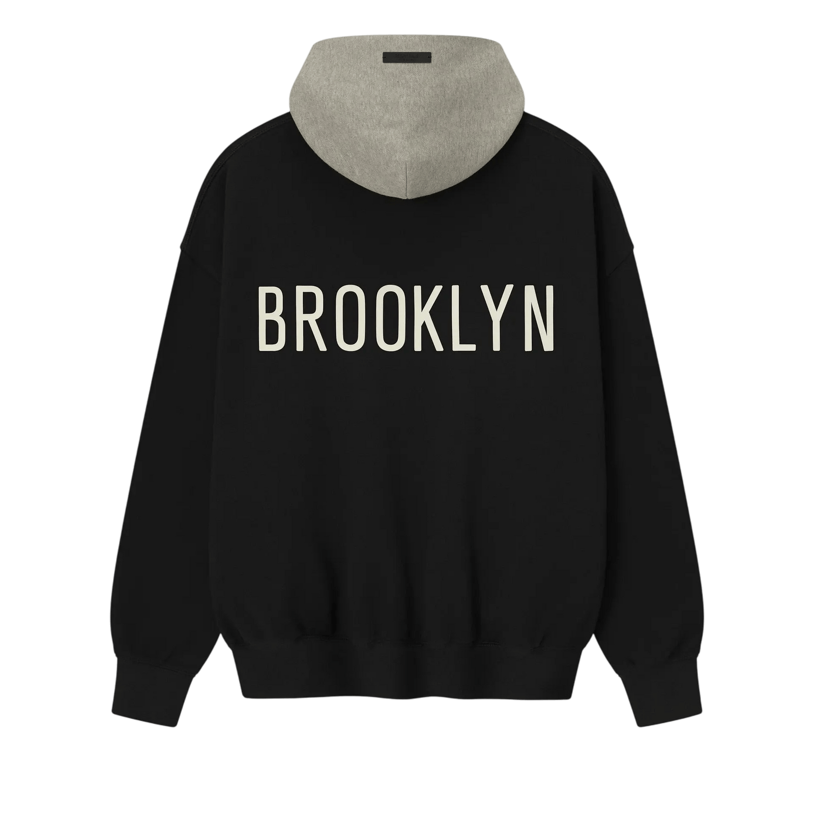 Fear of God Essentials Nets Sport Hoodie Black/Warm Heather - Im Your Wardrobe