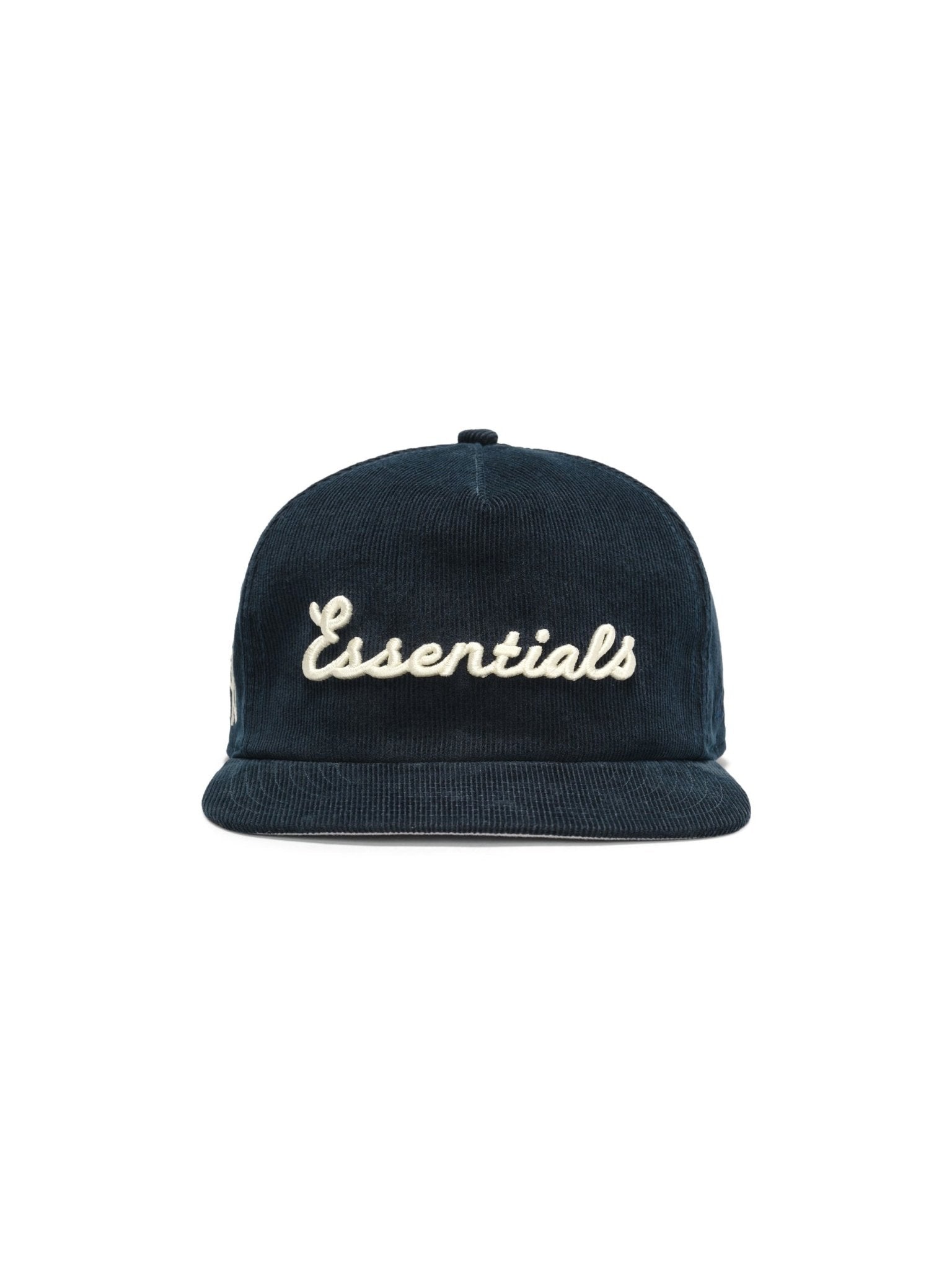 Fear of God Essentials New Era 19TWENTY Yankees Corduroy Snapback Cap Navy - Im Your Wardrobe
