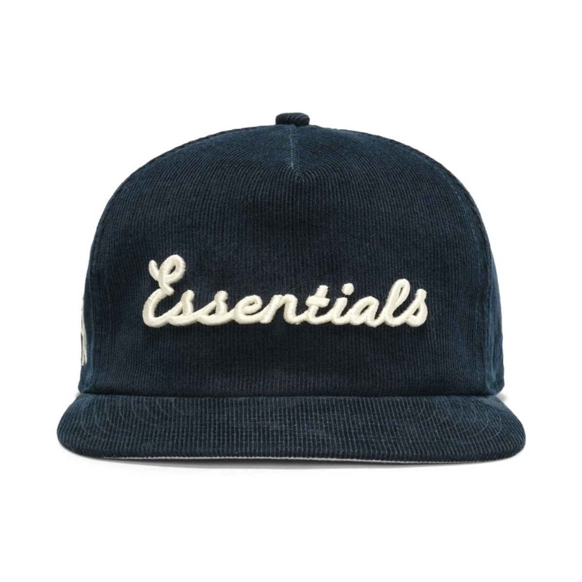 Fear of God Essentials New Era 19TWENTY Yankees Corduroy Snapback Cap Navy - Im Your Wardrobe