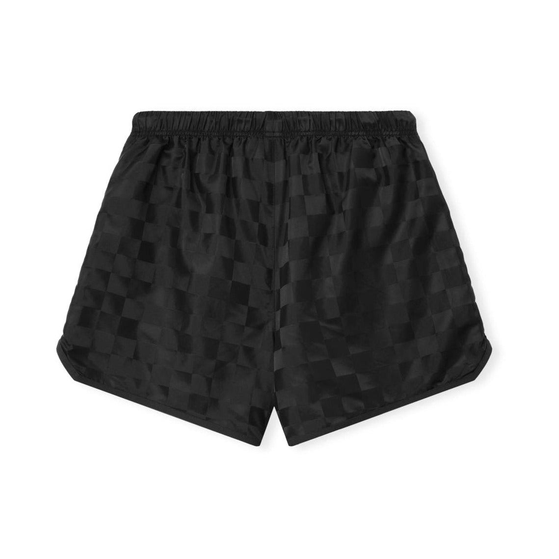 Fear of God Essentials Nylon Checkered Gym Short Vintage Black - Im Your Wardrobe