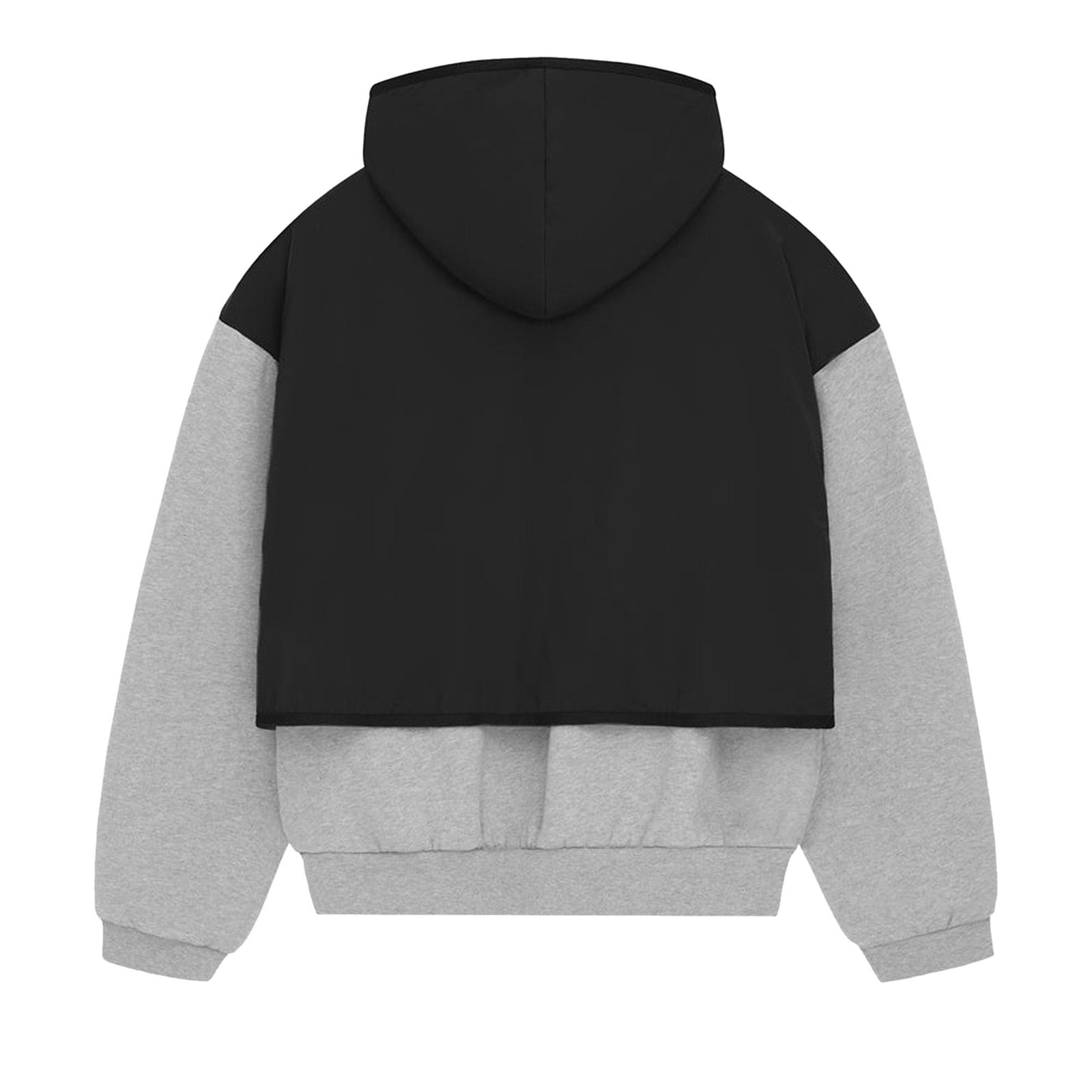Fear of God Essentials Nylon Fleece Hooded Sweater Light Heather Grey/Jet Black (SS24) - Im Your Wardrobe