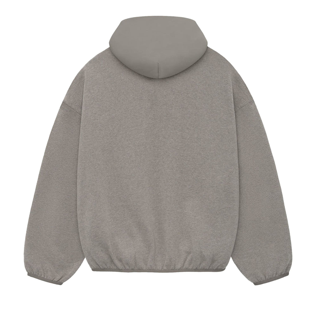 Fear of God Essentials Nylon Fleece Hoodie Heather Grey/Dust (SS24) - Im Your Wardrobe