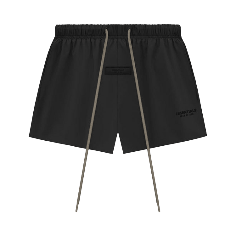 Fear of God Essentials Nylon Running Short Black (SS24) - Im Your Wardrobe