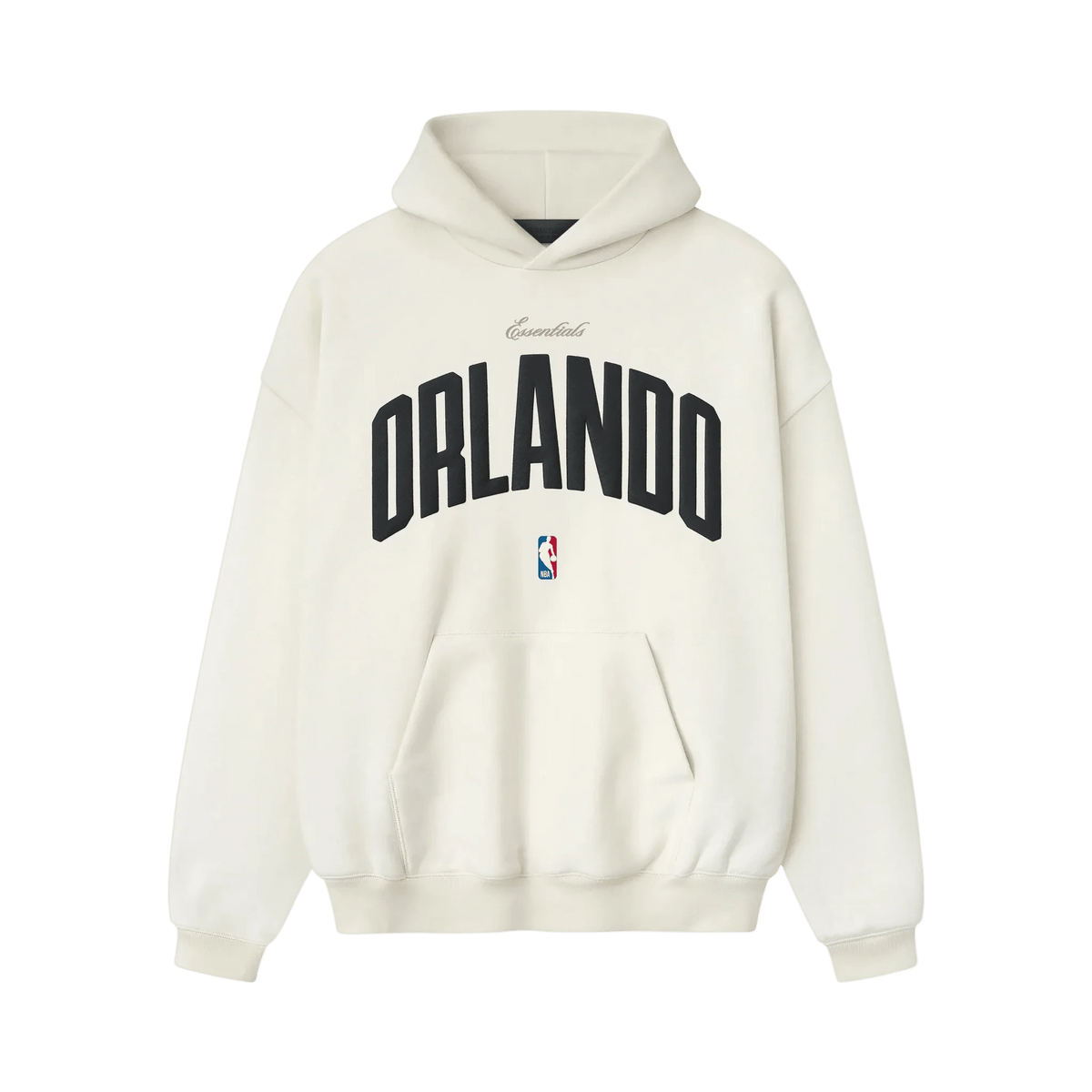 Fear of God Essentials Orlando Magic 90s Hoodie Cream White - Im Your Wardrobe