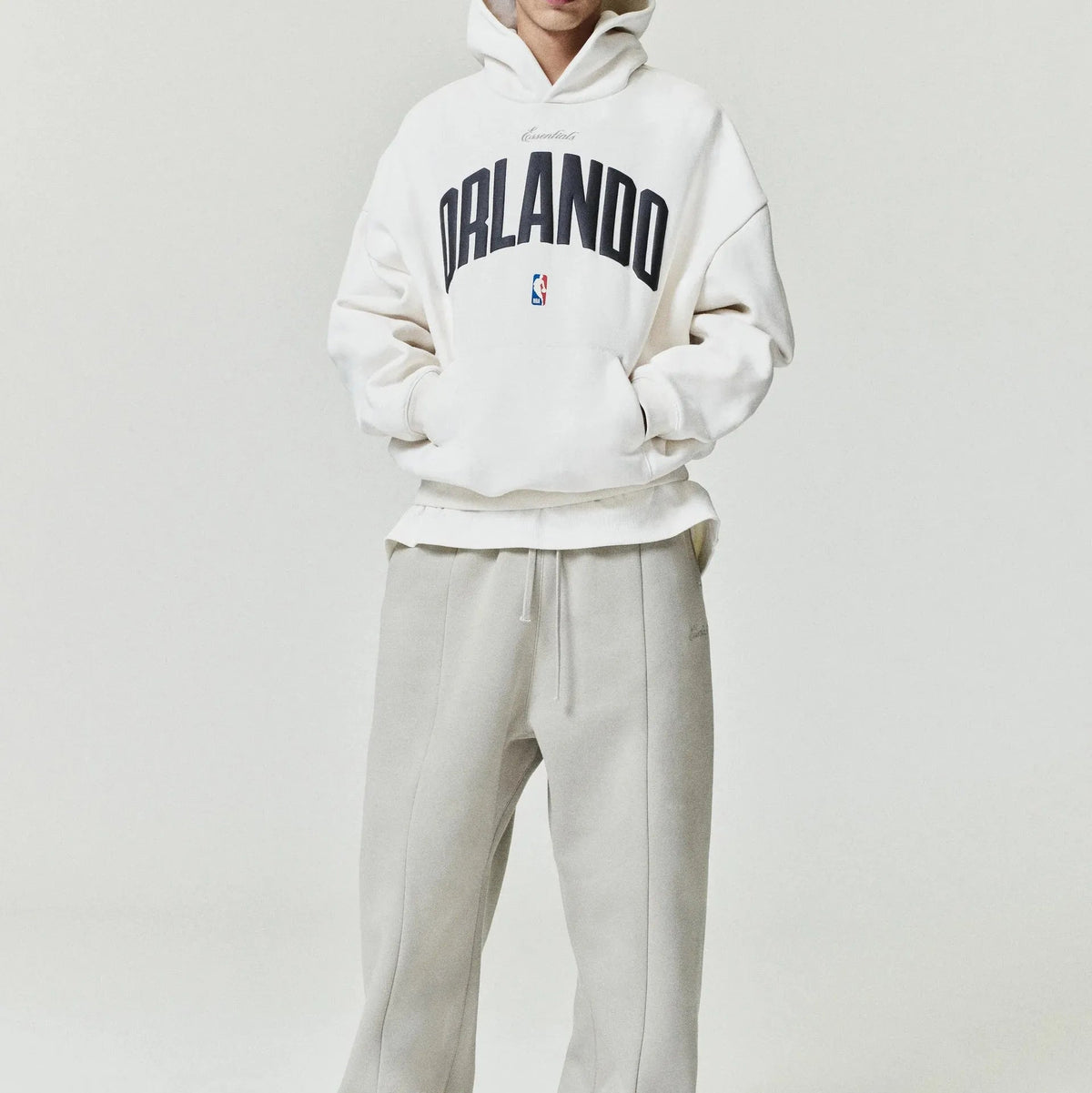 Fear of God Essentials Orlando Magic 90s Hoodie Cream White - Im Your Wardrobe