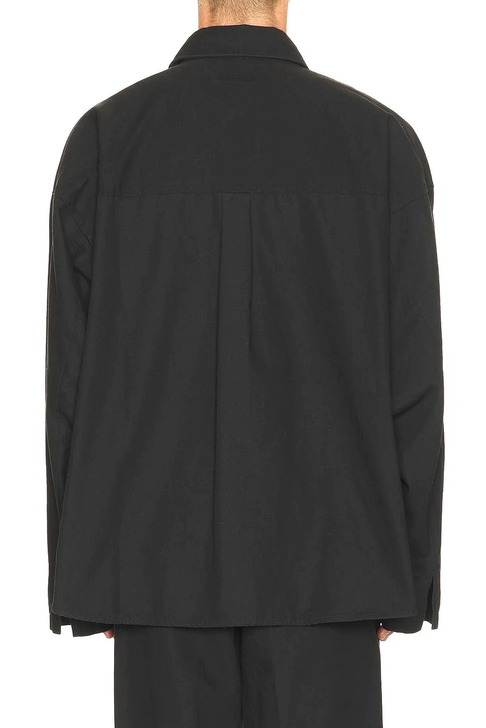 Fear of God Essentials Overshirt Vintage Black - Im Your Wardrobe