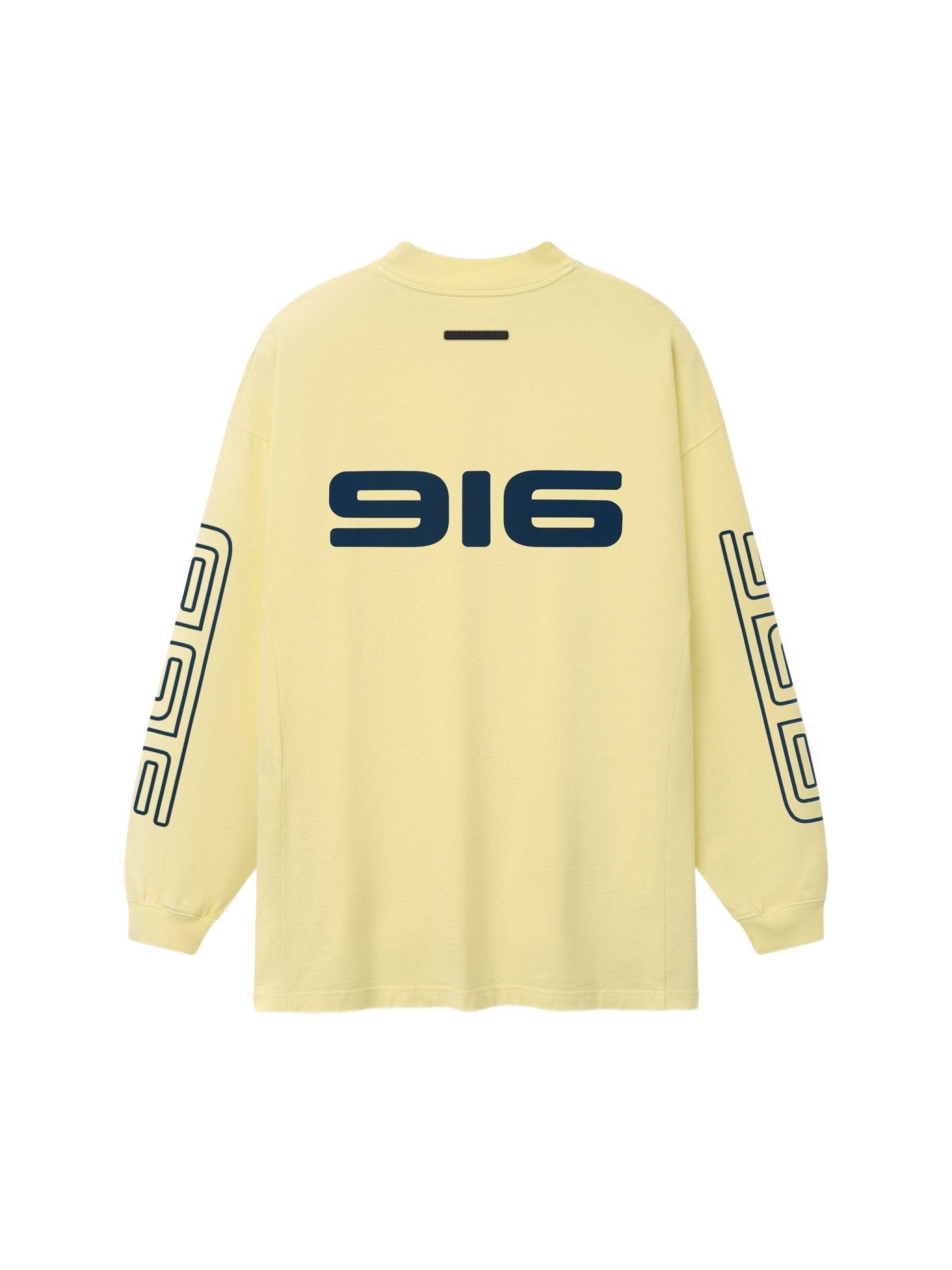 Fear of God Essentials Panelled Modern Long Sleeve Tee Washed Sulphur - Im Your Wardrobe