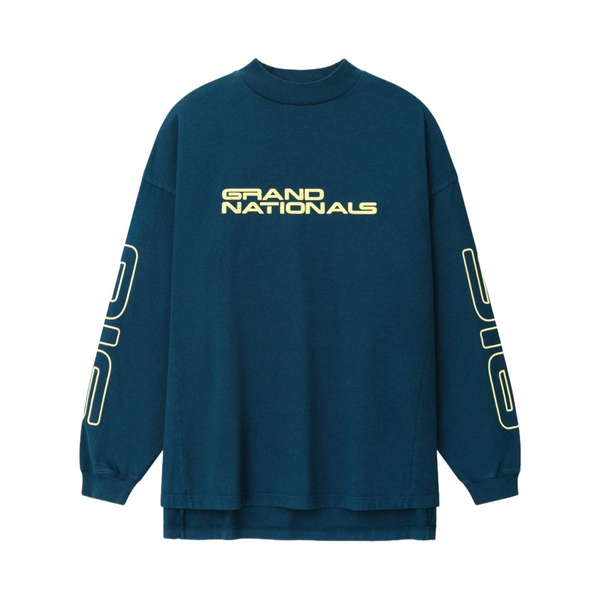 Fear of God Essentials Panelled Modern Longsleeve Tee Washed Night Sea - Im Your Wardrobe