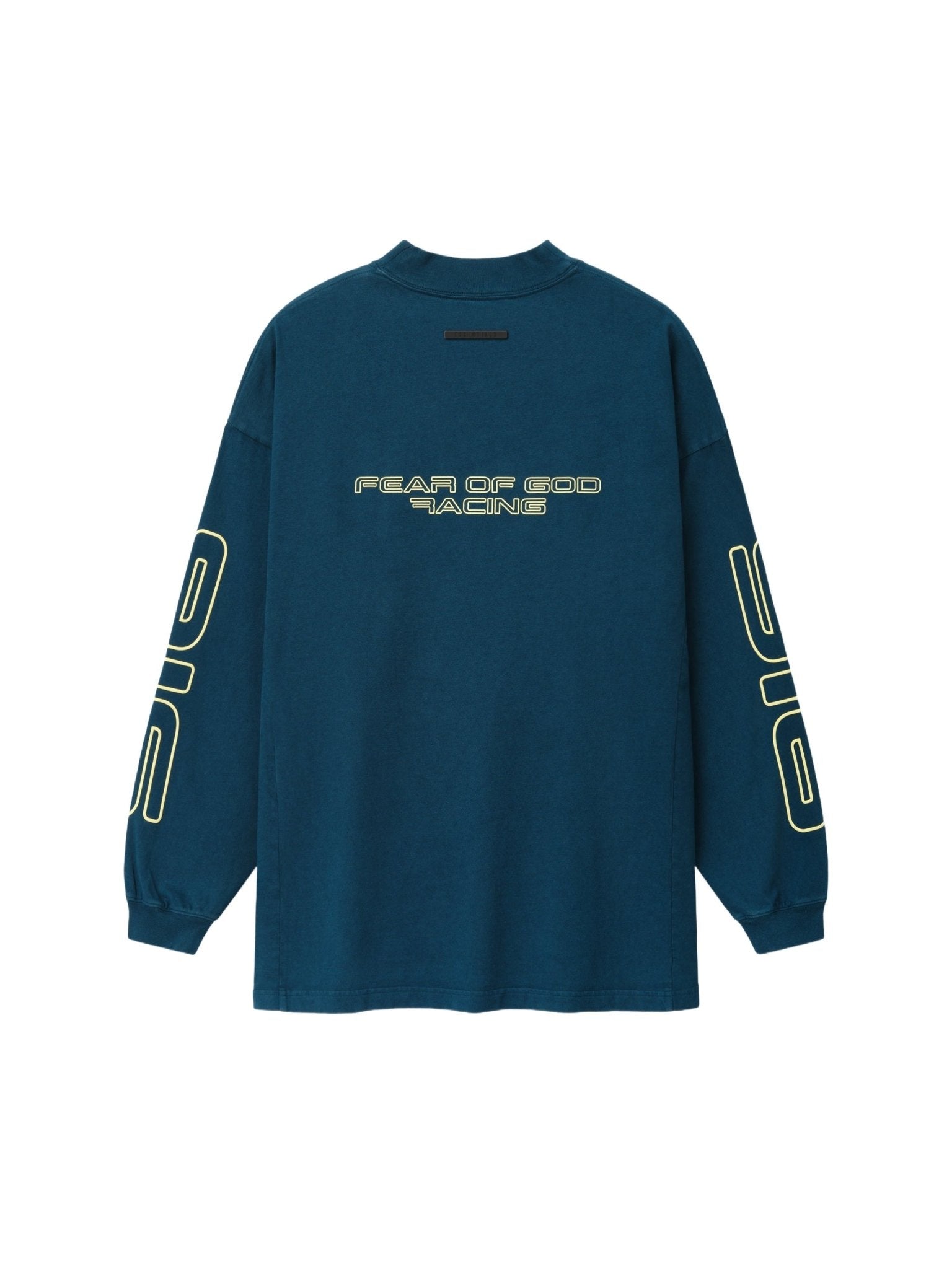 Fear of God Essentials Panelled Modern Longsleeve Tee Washed Night Sea - Im Your Wardrobe