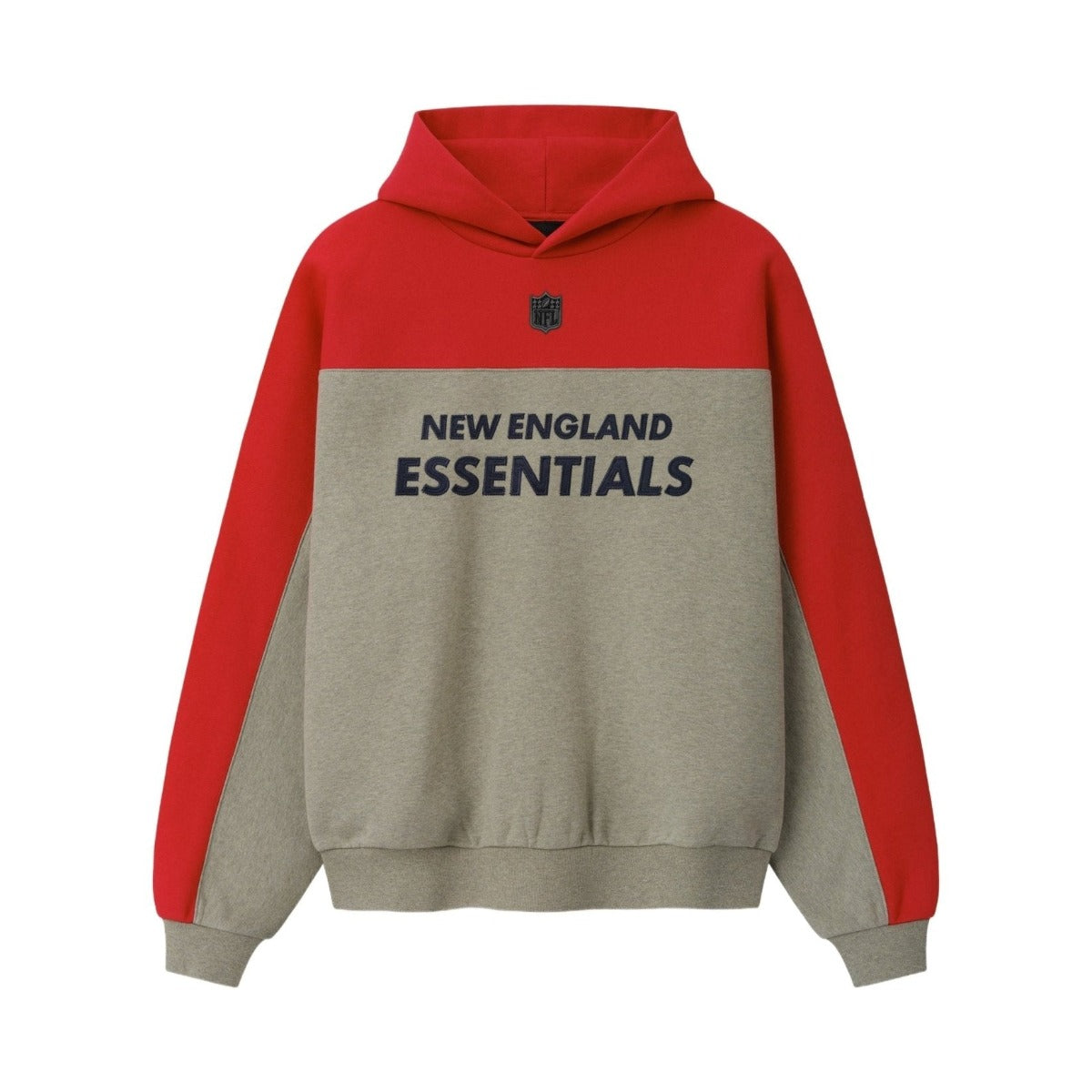 Fear of God Essentials Patriots 90s Relaxed Hoodie Seal Heather - Im Your Wardrobe