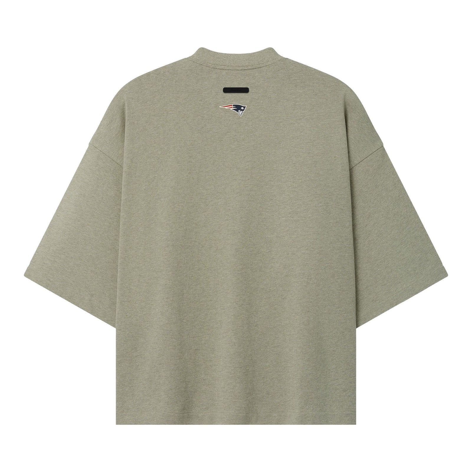 Fear of God Essentials Patriots Merch Tee Seal Heather (FW26) - Im Your Wardrobe