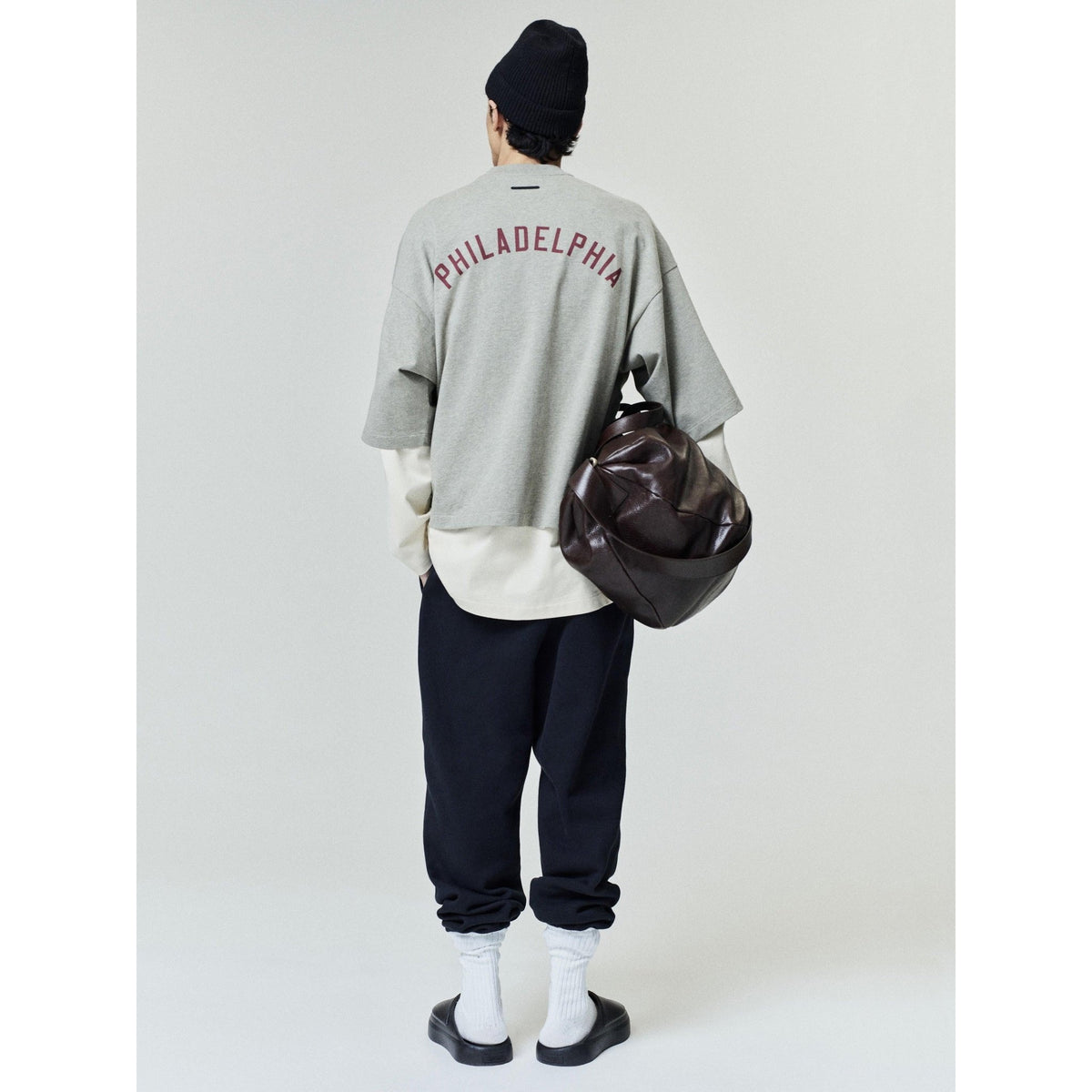Fear of God Essentials Phillies Merch Tee Seal Heather - Im Your Wardrobe