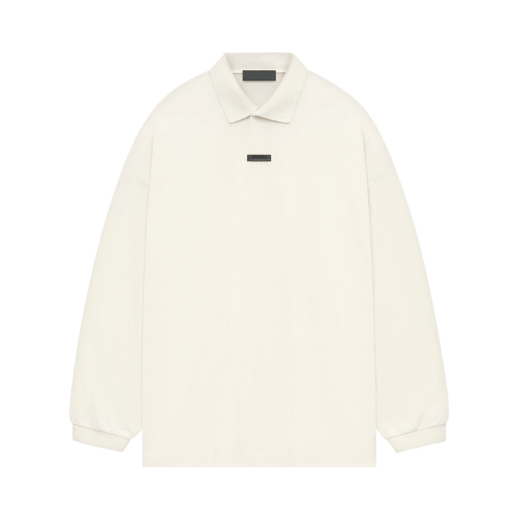 Fear of God Essentials Pique Long-Sleeve Polo Shell (FW24) - Im Your Wardrobe
