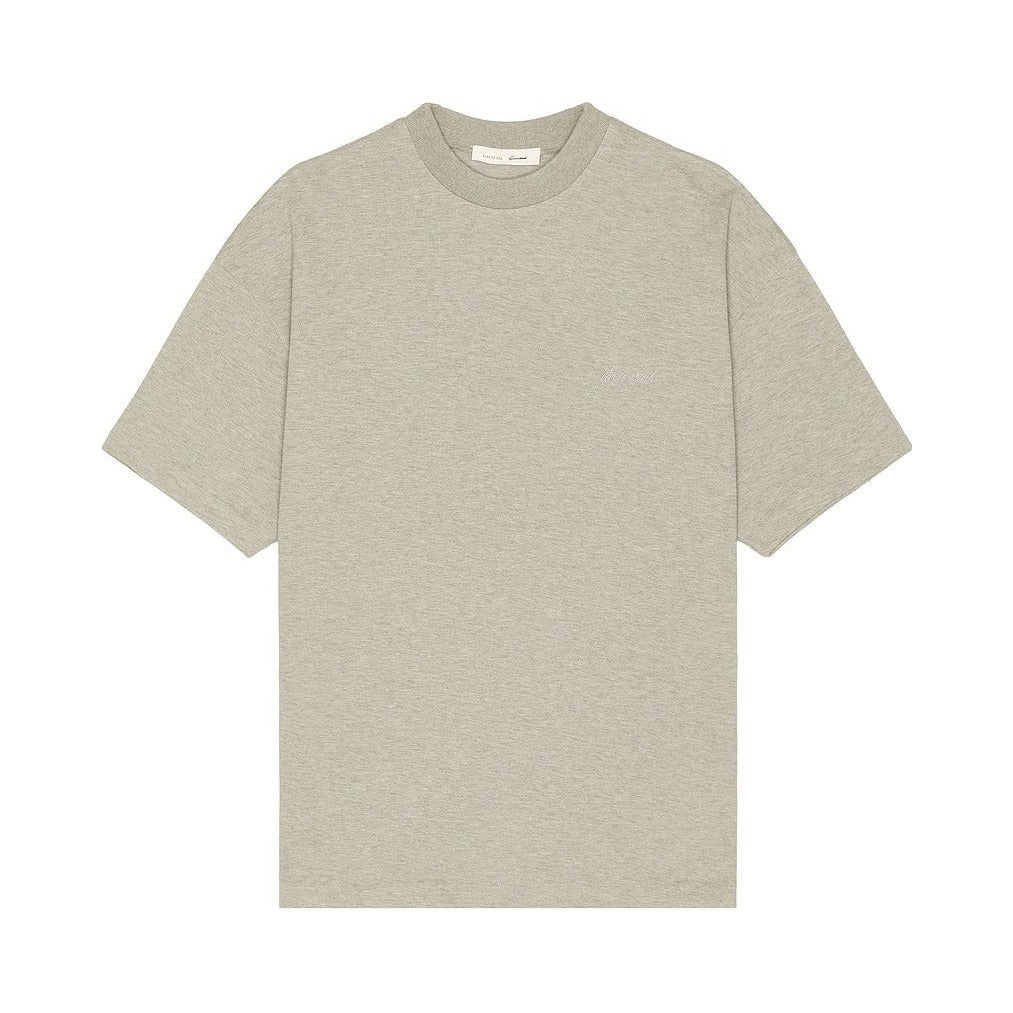 Fear of God Essentials Pique Signature 90s Tee Concrete Heather - Im Your Wardrobe