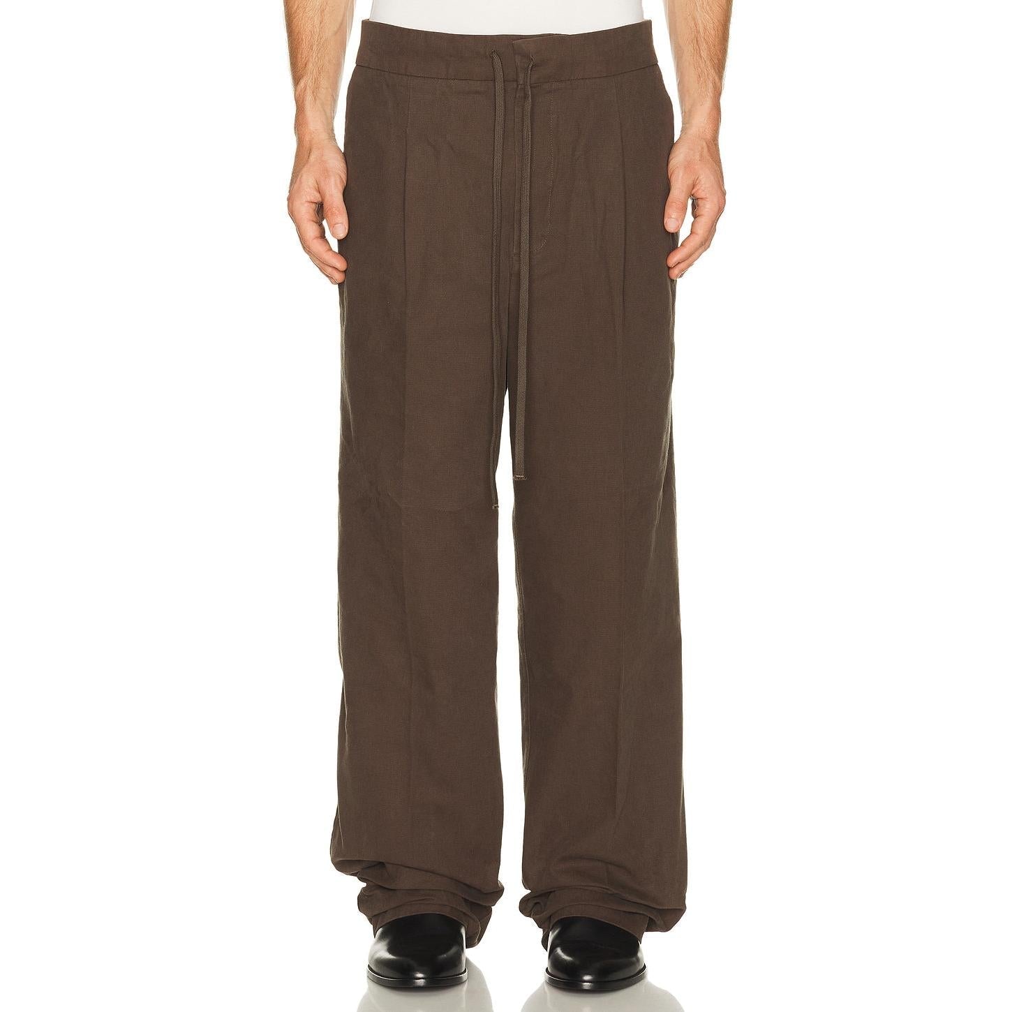 Fear of God Essentials Pleat Front Pant Brown - Im Your Wardrobe