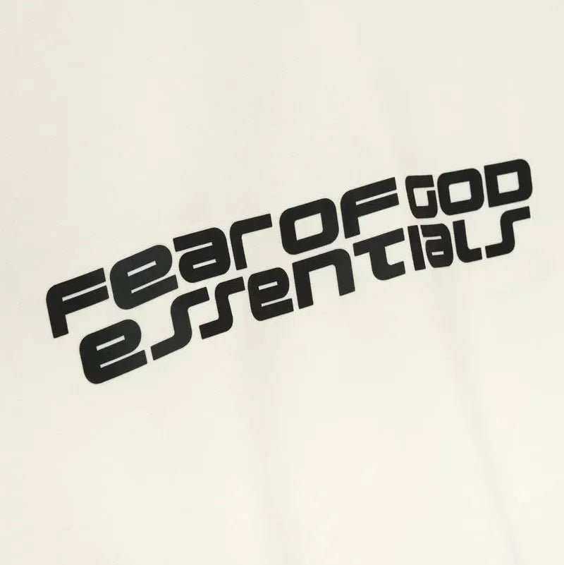 Fear of God Essentials Ponte 90s Long Sleeve Tee Ivory - Im Your Wardrobe