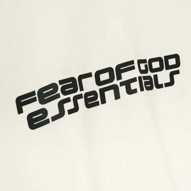 Fear of God Essentials Ponte 90s Long Sleeve Tee Ivory - Im Your Wardrobe