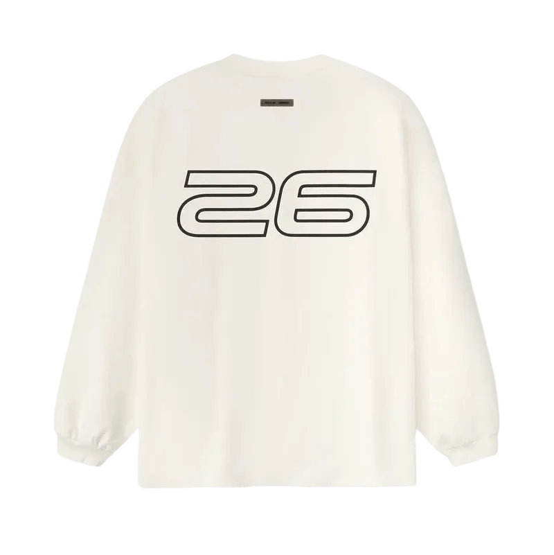 Fear of God Essentials Ponte 90s Long Sleeve Tee Ivory - Im Your Wardrobe