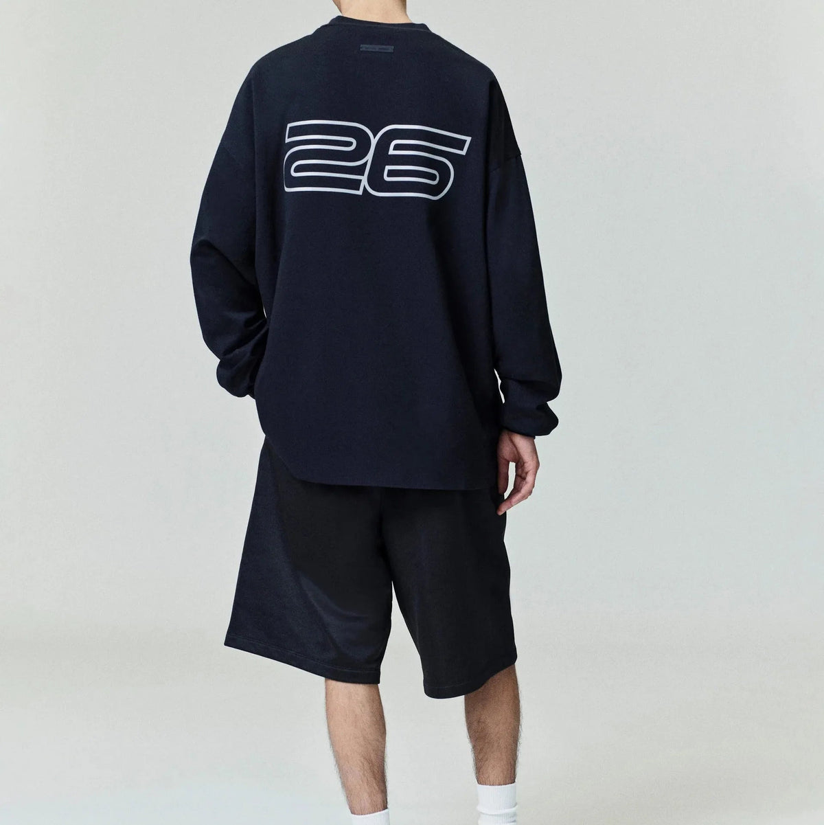 Fear of God Essentials Ponte 90s Long Sleeve Tee Vintage Black - Im Your Wardrobe