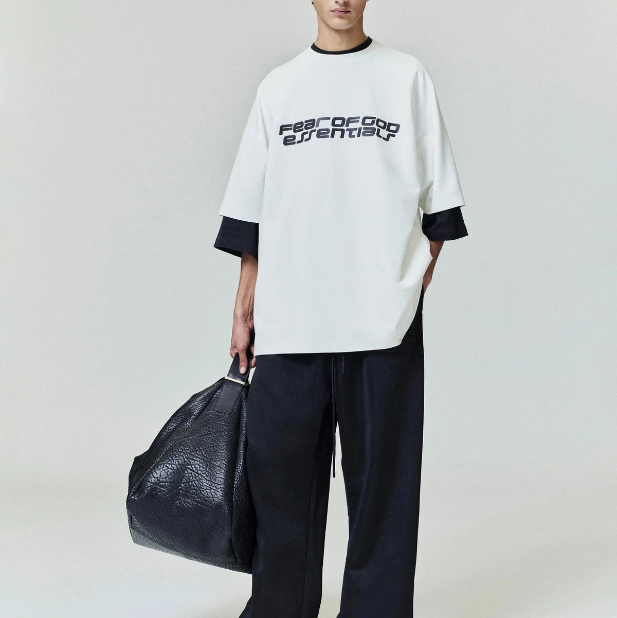 Fear of God Essentials Ponte 90s Tee Ivory - Im Your Wardrobe