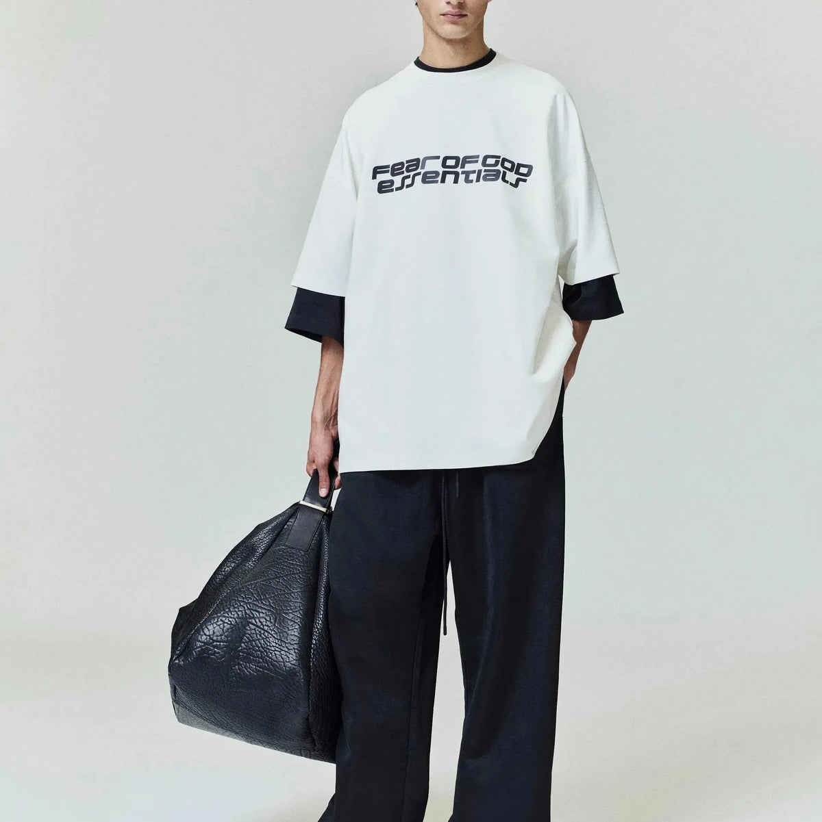 Fear of God Essentials Ponte 90s Tee Ivory - Im Your Wardrobe