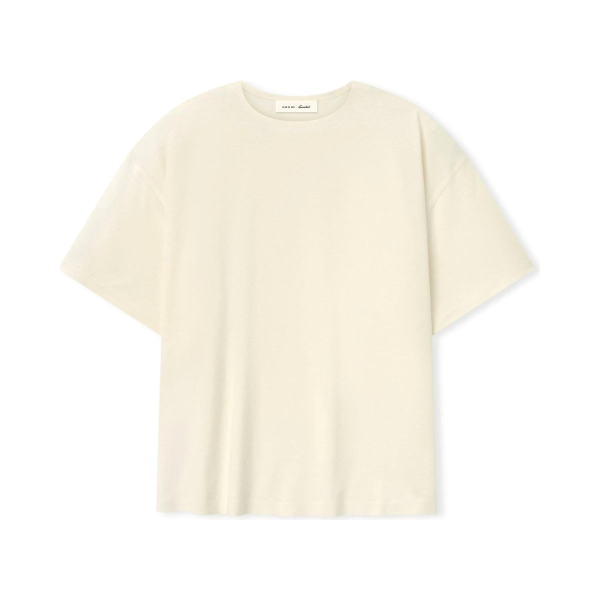 Fear of God Essentials Ponte Modern Tee Relaxed Fit Ivory - Im Your Wardrobe