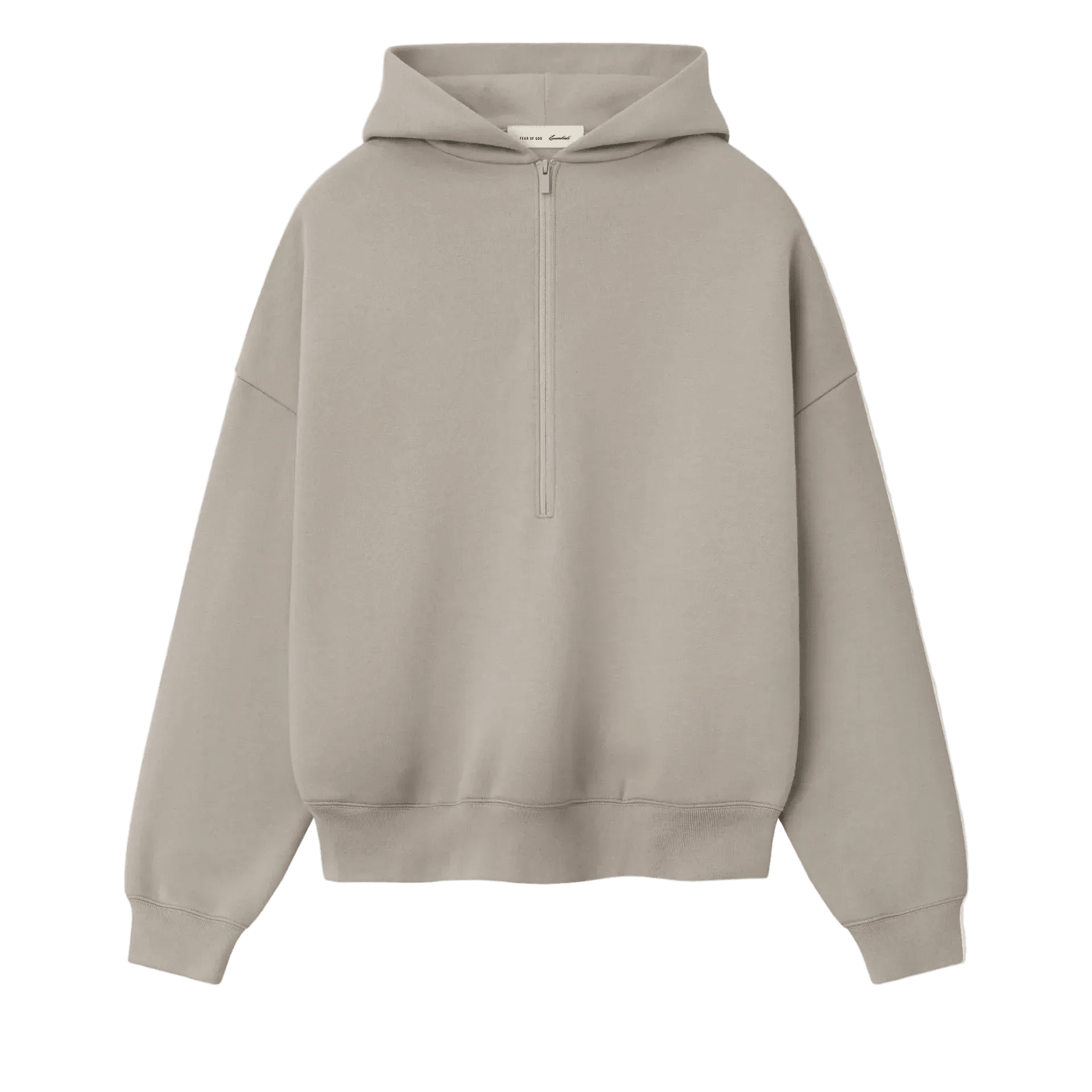 Fear Of God Essentials Property Lounge Half Zip Hoodie Seal - Im Your Wardrobe