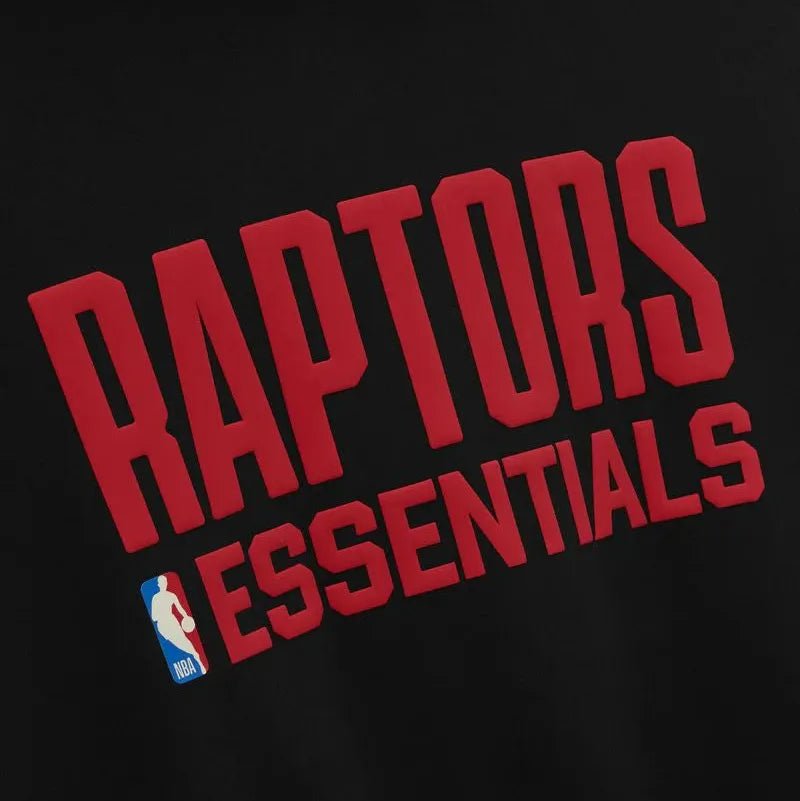 Fear of God Essentials Raptors Sport Hoodie Black/Purple Reign - Im Your Wardrobe