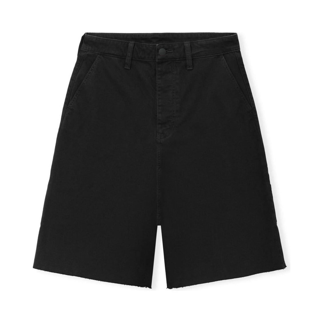 Fear of God Essentials Raw Cut 5-Pocket Short Overdyed Black - Im Your Wardrobe