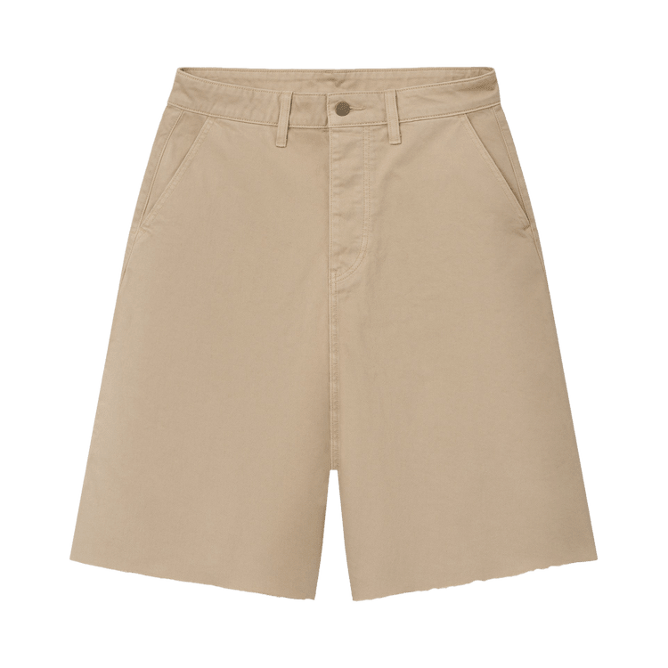 Fear of God Essentials Raw Cut 5-Pocket Short Overdyed Dune (SS26) - Im Your Wardrobe